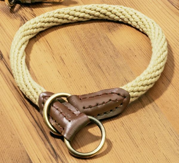 Karlie halsband voor hond ranger slip naturel