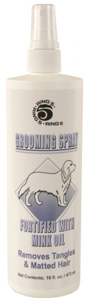 Ring 5 grooming ontklitspray met minkoil