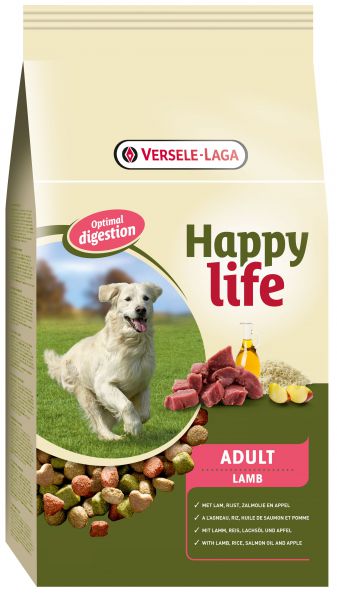 Happy life adult lam digestion hondenvoer