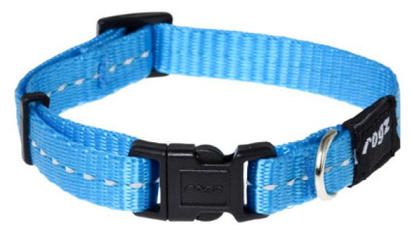 Rogz for dogs nitelife halsband voor hond turquoise