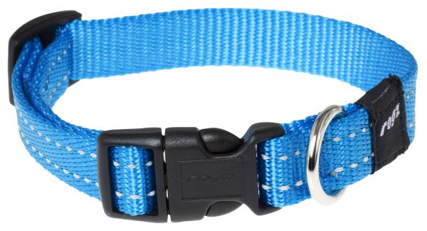 Rogz for dogs snake halsband voor hond turquoise