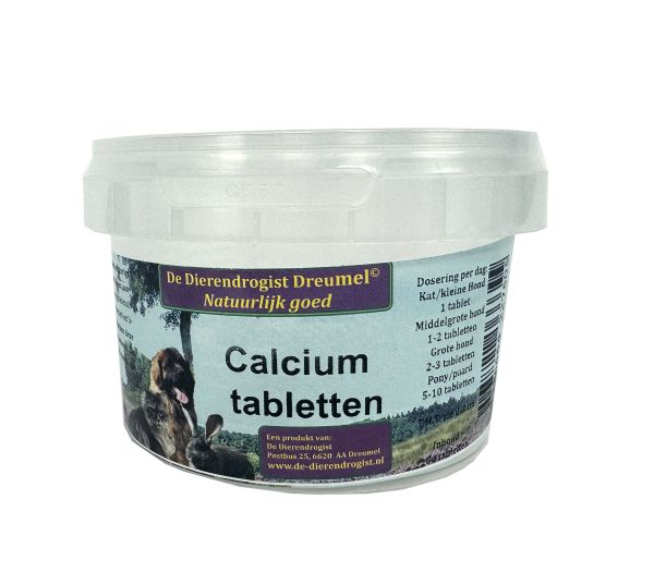 Dierendrogist calcium tabletten
