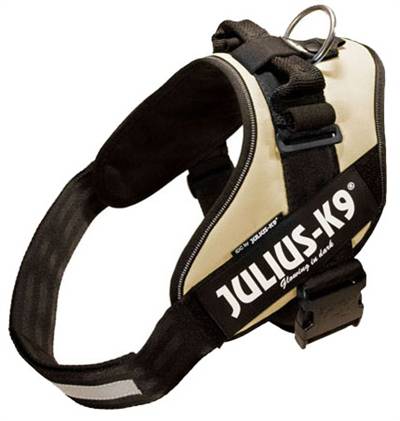 Julius k9 power-harnas voor hond/tuig voor  voor labels beige
