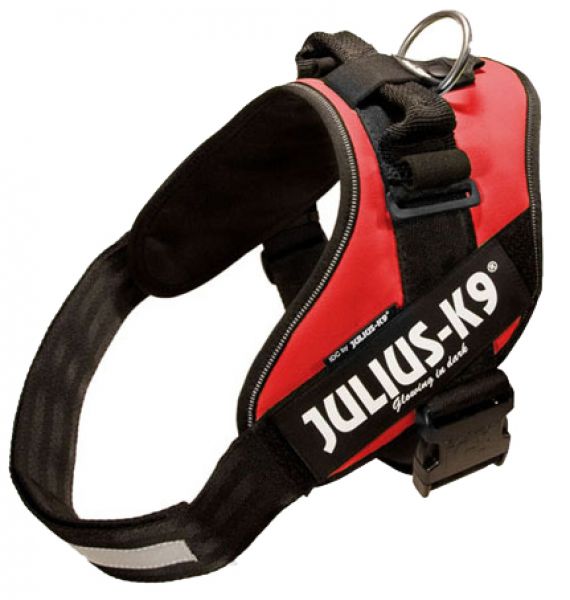 Julius k9 power-harnas voor hond/tuig voor  voor labels rood