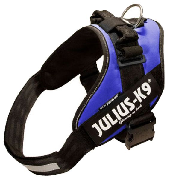 JULIUS K9 POWER-HARNAS VOOR HOND / TUIG VOOR  VOOR LABELS BLAUW