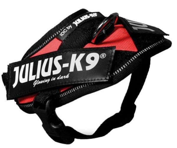 JULIUS K9 POWER-HARNAS VOOR HOND / TUIG VOOR  VOOR LABELS ROOD