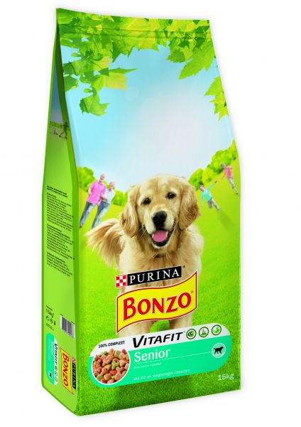Bonzo droog senior hondenvoer