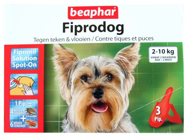 Beaphar fiprodog hond tegen teken en vlooien