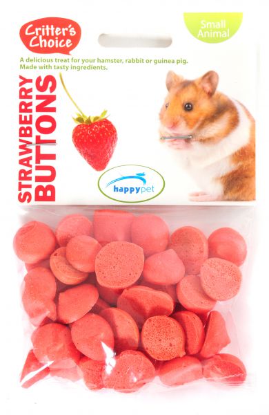 Critter's choice strawberry buttons