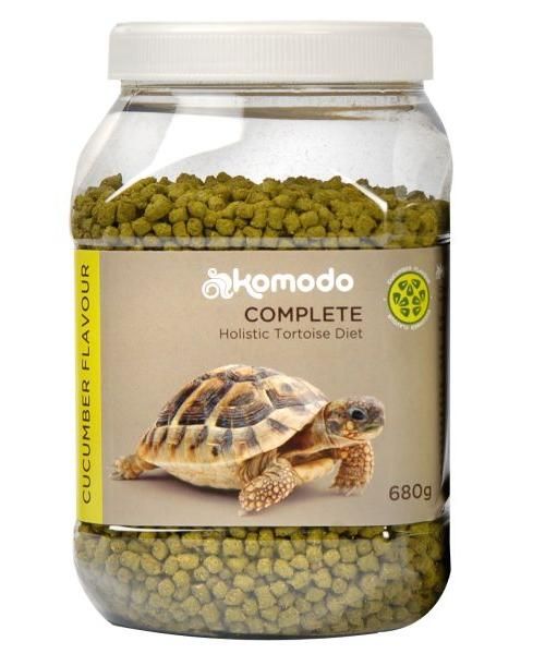 Komodo voer schildpad komkommer