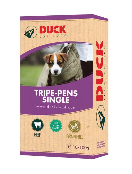 Duck enkelvoudig pens hondenvoer