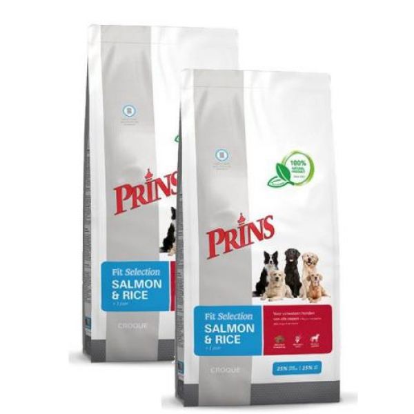 Prins fit selection zalm / rijst hondenvoer