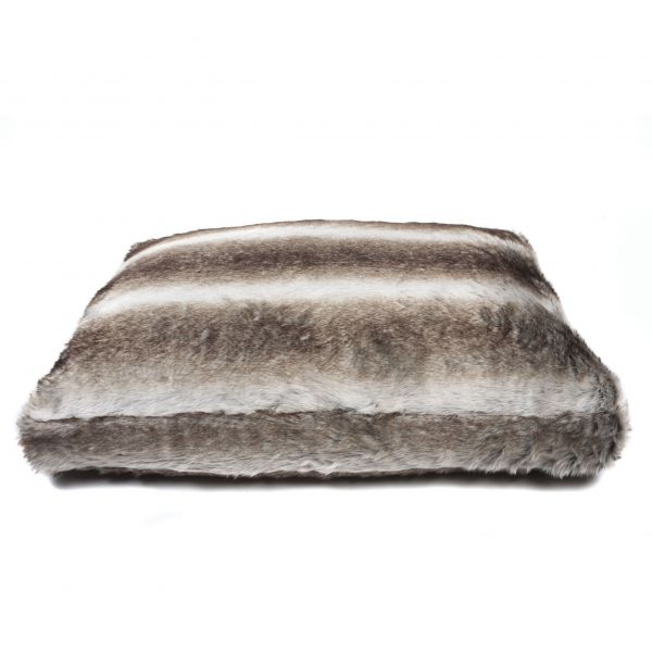 Lex & max royal fur hondenkussen boxbed  zilvervos