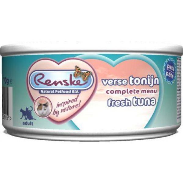 Renske vers vlees maaltijd kat verse tonijn patÉ graanvrij kattenvoer