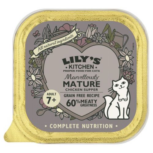 Lily's kitchen cat mature smooth pate chicken kattenvoer