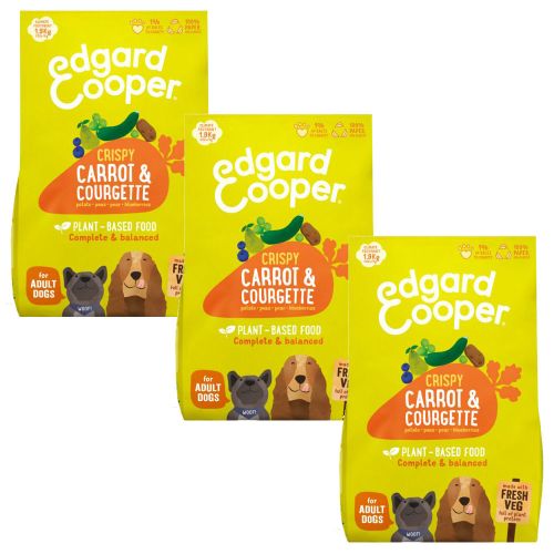 Edgard & cooper hond adult plantaardig wortel / courgette hondenvoer
