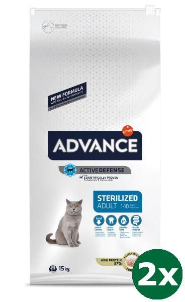 Advance cat sterilized turkey / rice kattenvoer