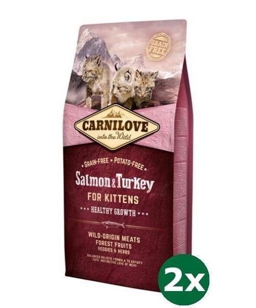 Carnilove salmon / turkey kittens kattenvoer