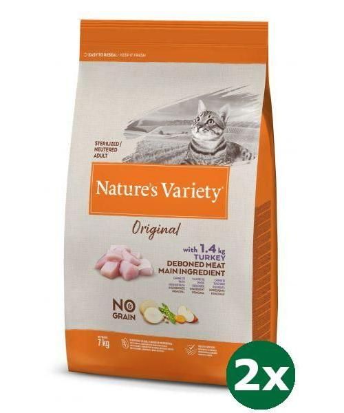 Natures variety original sterilized turkey no grain kattenvoer