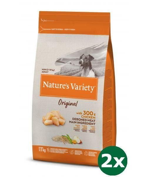 Natures variety original adult mini chicken hondenvoer