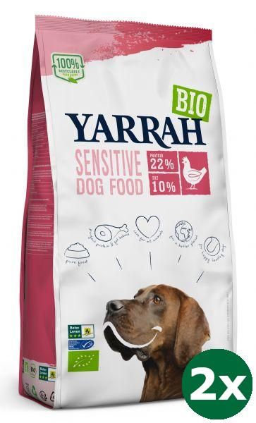 Yarrah dog biologische brokken sensitive kip hondenvoer