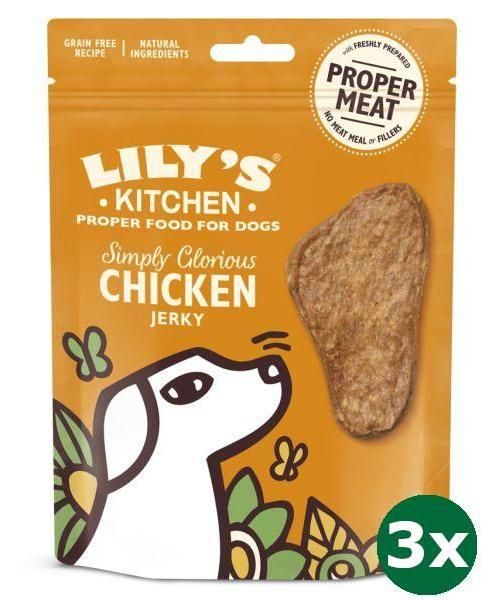 Lily's kitchen dog simply glorious chicken jerky hondensnack