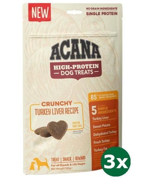 Acana high protein dog treat turkey hondensnack
