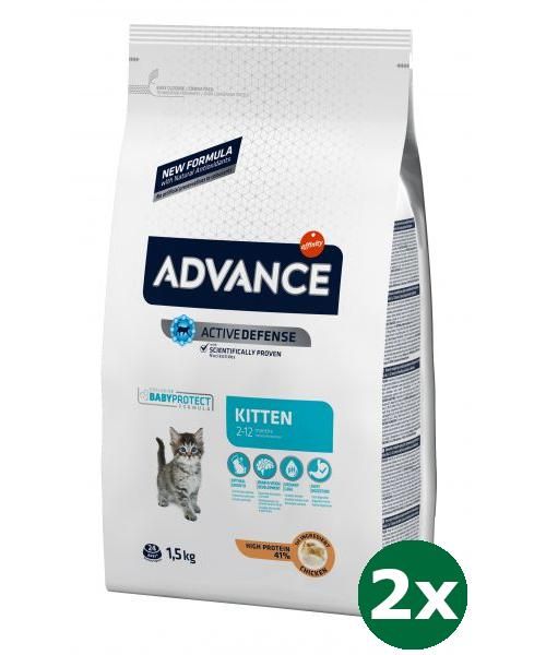 Advance cat kitten chicken / rice kattenvoer