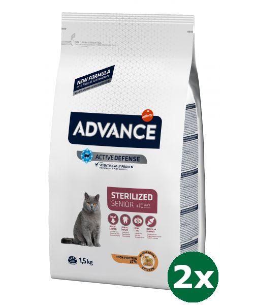 Advance Cat Sterilized Sensitive Senior 10+ Kattenvoer