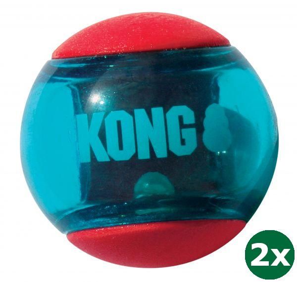 Kong squeez action rood