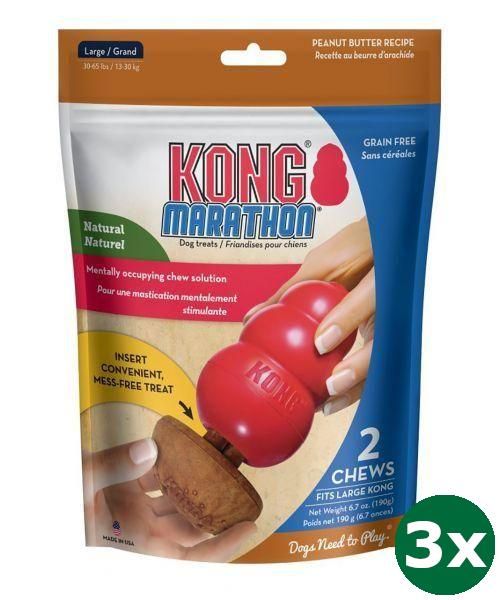Kong marathon peanut butter hondensnack