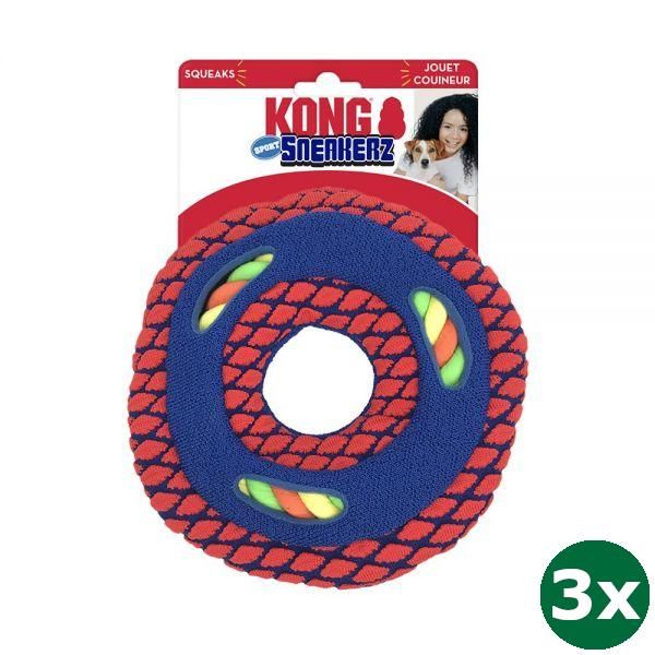 Kong sneakerz sport disc met touw