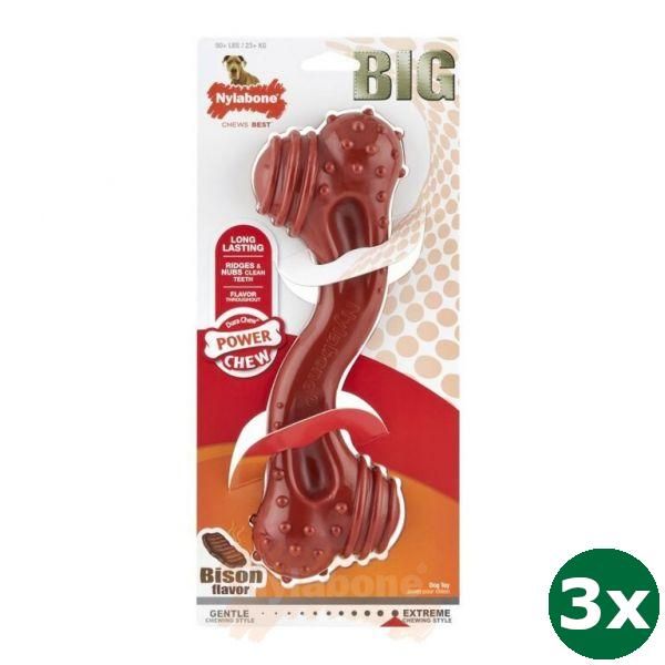 Nylabone Dura Power Chew Monster Curve Bone Bison Xtreme
