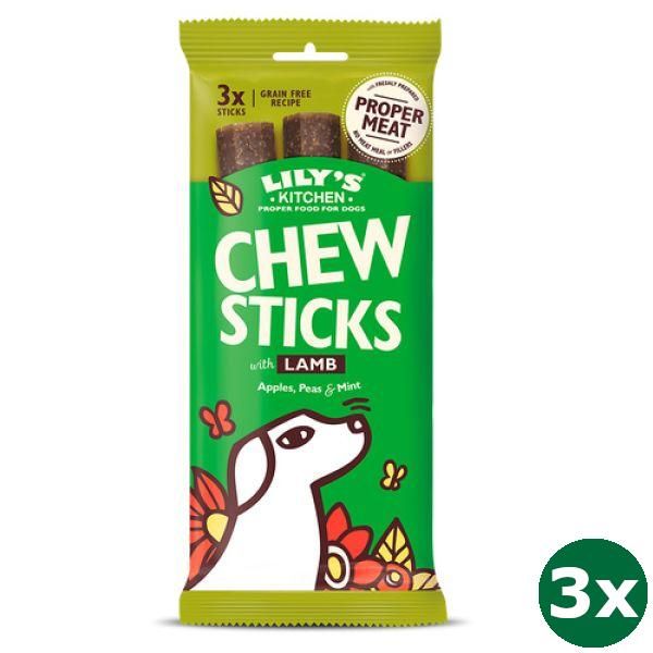 Lily's kitchen dog adult chew sticks lamb hondensnack