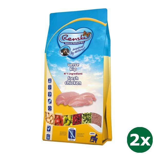 Renske super premium adult kip graanvrij hondenvoer