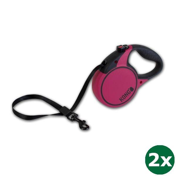 Kong rollijn voor hond terrain roze