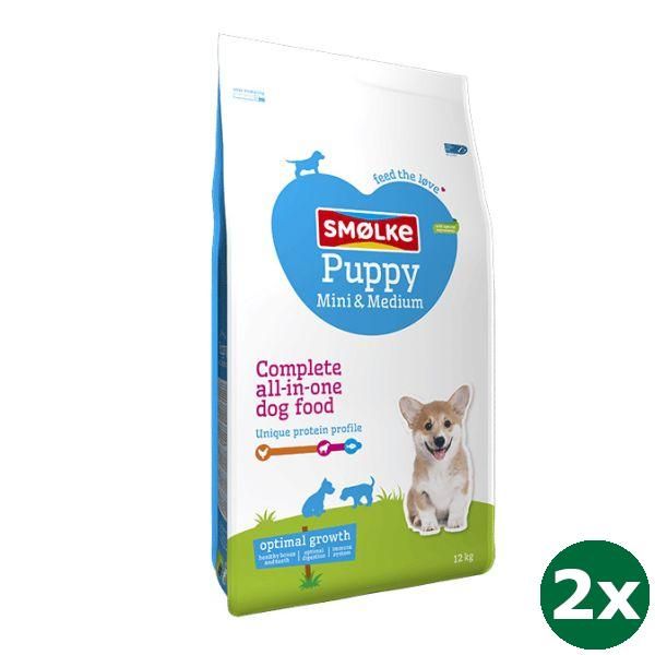 Smolke Puppy Mini / Medium Brokken Hondenvoer
