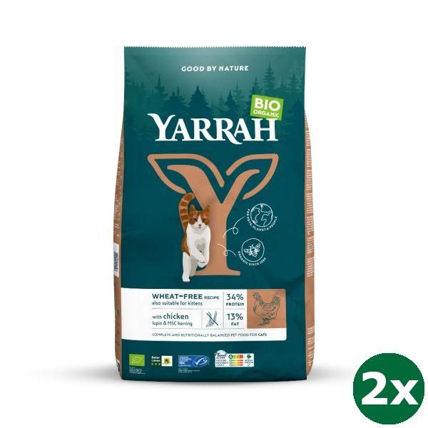 Yarrah cat adult graanvrij kip/vis kattenvoer