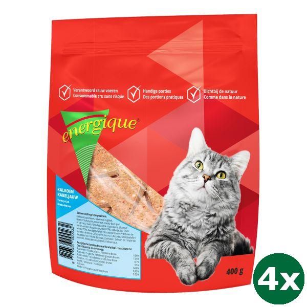 Energique kat kalkoen / kabeljauw