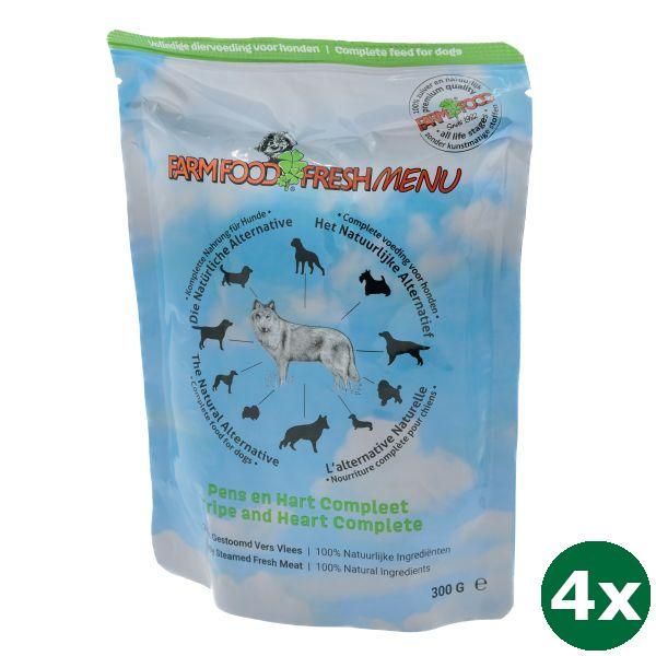 Farm food fresh menu pens / hart compleet hondenvoer