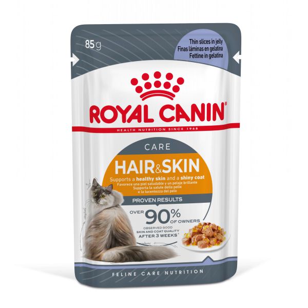 Royal canin hair & skin care in jelly (brokjes in gelei) kattenvoer