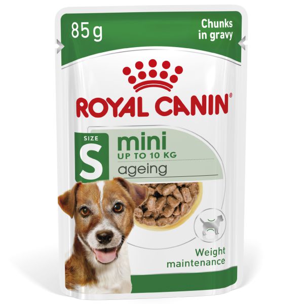 Royal Canin Mini Ageing In Gravy (brokjes In Saus) Hondenvoer