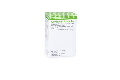 Aa vitamine b complex / hond en kat / deelbare smakelijke tablet 100 tabl