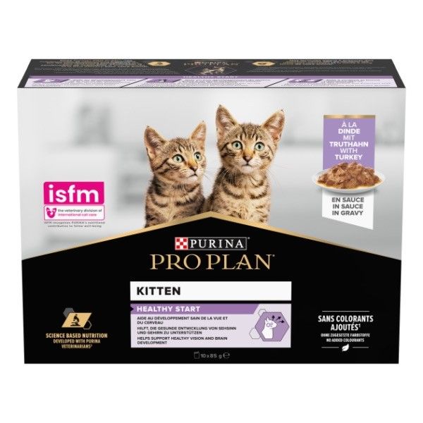 Pro Plan Kitten Healthy Start Met Kalkoen In Saus Kattenvoer