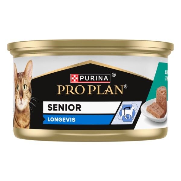 Pro Plan Senior 7+ Longevis Mousse Met Tonijn Kattenvoer