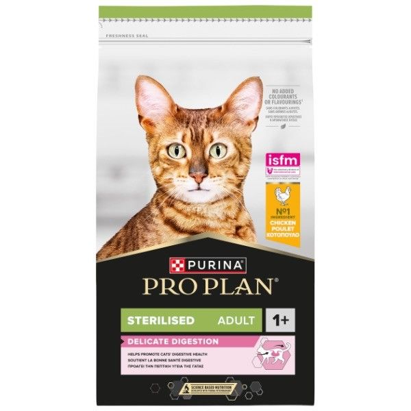 Pro Plan Sterilised Adult 1+ Delicate Digestion Kip Kattenvoer