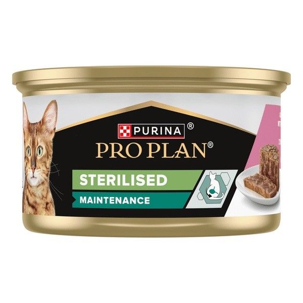 Pro Plan Sterilised Maintenance Terrine Met Tonijn En Zalm Kattenvoer