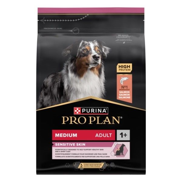 Pro Plan Medium Adult Sensitive Skin Zalm Hondenvoer