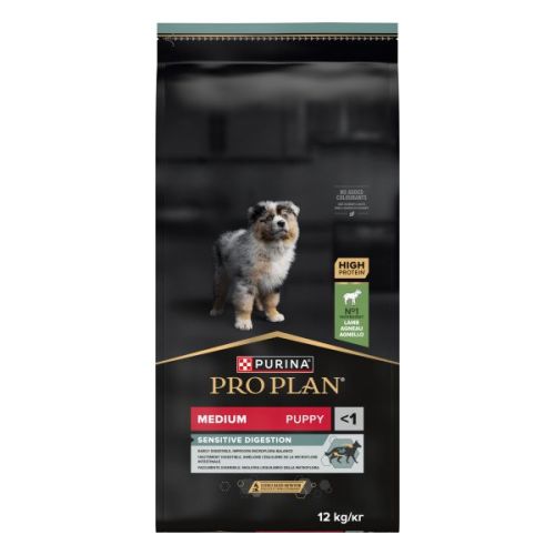 Pro Plan Medium Puppy Sensitive Digestion Lam Hondenvoer