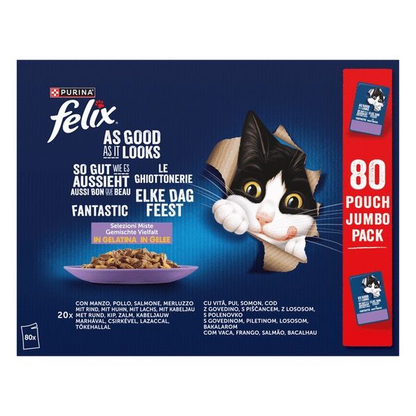 Felix Elke Dag Feest Mix Selectie In Gelei Kattenvoer